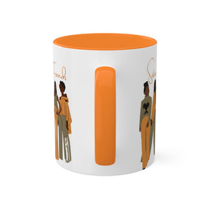 Sisters-Friends Orange Mug