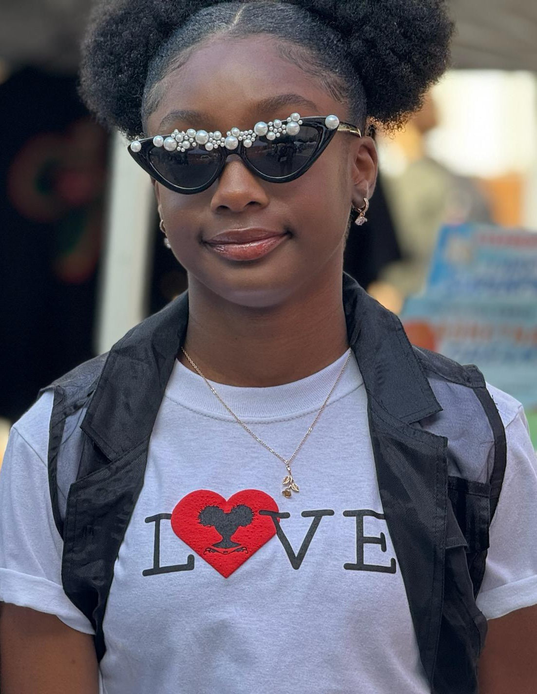 Afro Puff Gurl Youth Loving Thyself Tee – Sticks and Stones Tees