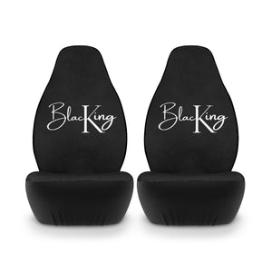 Black King Polyester Car Seat Covers