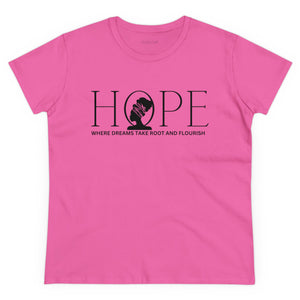 History of HOPE Semi-Fitted Cotton Tee