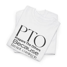 PTO White Unisex Heavy Cotton Tee