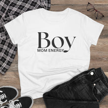 Boy Mom Energy Tee - White Tee