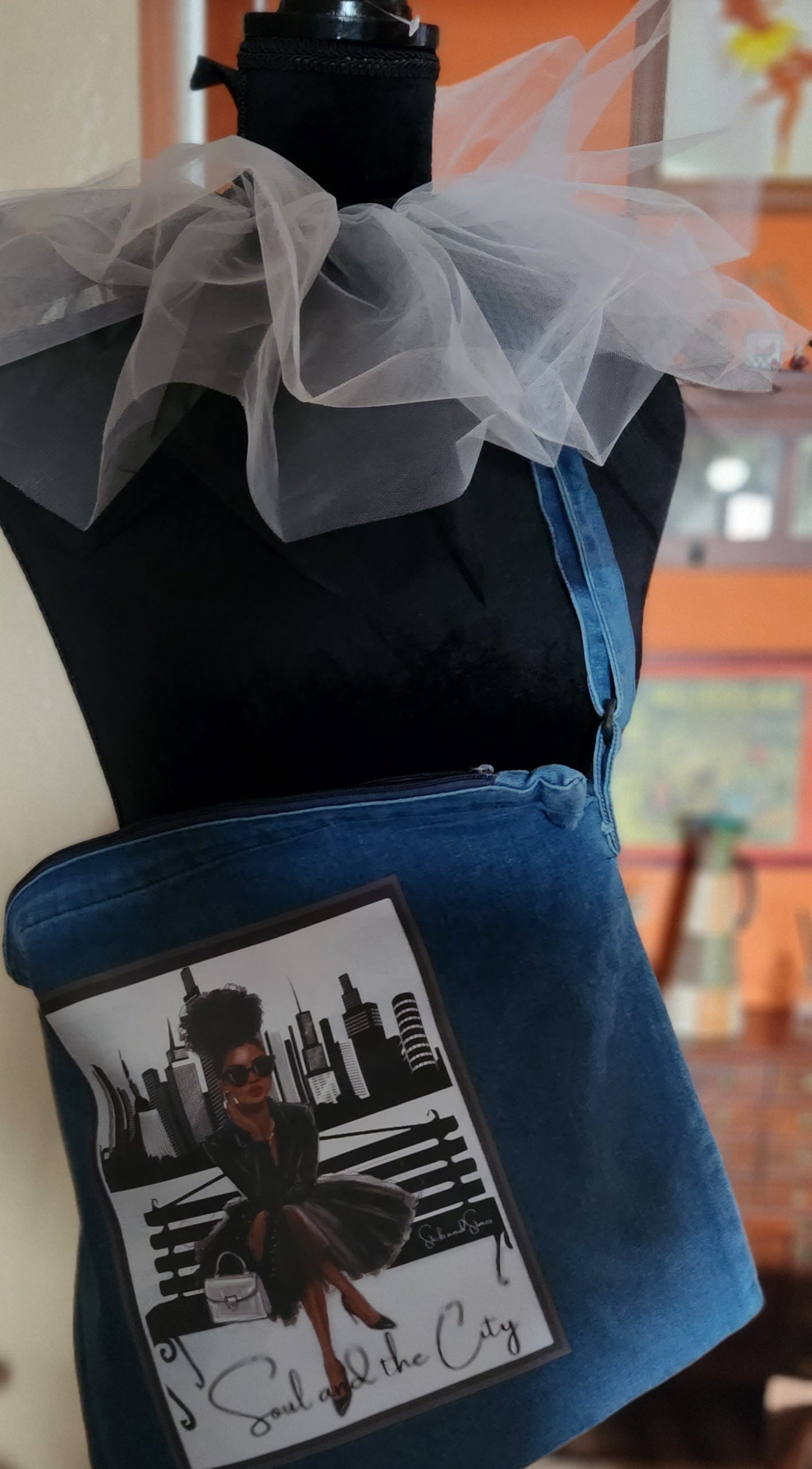 Around The Way Gurl - Messenger Cross Body Bag