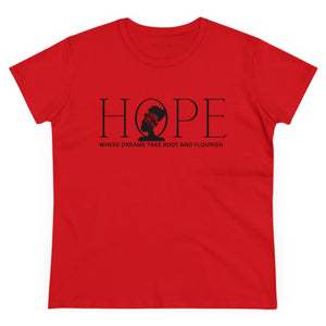 History of HOPE Semi-Fitted Cotton Tee