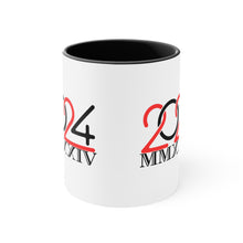 2024 Black Accent Coffee Mug, 11oz
