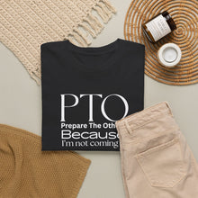 PTO Black Unisex Heavy Cotton Tee