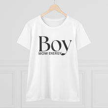 Boy Mom Energy Tee - White Tee