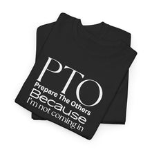 PTO Black Unisex Heavy Cotton Tee
