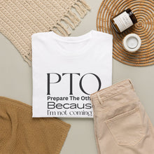 PTO White Unisex Heavy Cotton Tee
