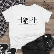 History of HOPE Semi-Fitted Cotton Tee