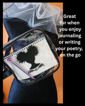 Afro Puff Gurl Clear Crossbody Bag