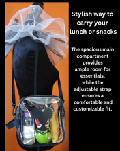 Afro Puff Gurl Clear Crossbody Bag