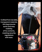 Afro Puff Gurl Clear Crossbody Bag