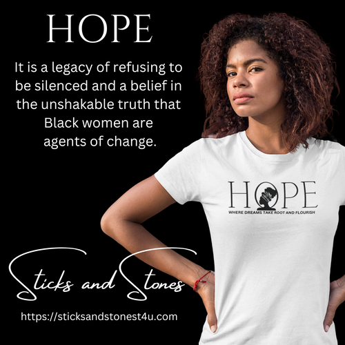 History of HOPE Semi-Fitted Cotton Tee