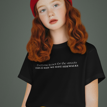 Streets vs Sidewalks Youth Tee