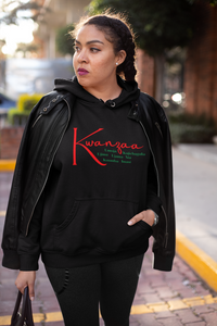 Unisex Kwanzaa Red, Black & Green Heavy Blend Hooded Sweatshirt