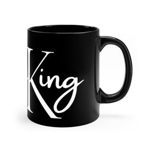 Black King 11oz Black Mug