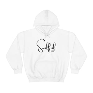 Soulful Unisex Hooded Sweatshirt - Black Lettering