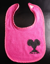 Afro Puff Gurl Bib - Side Image - Sticks and Stones Tees & More