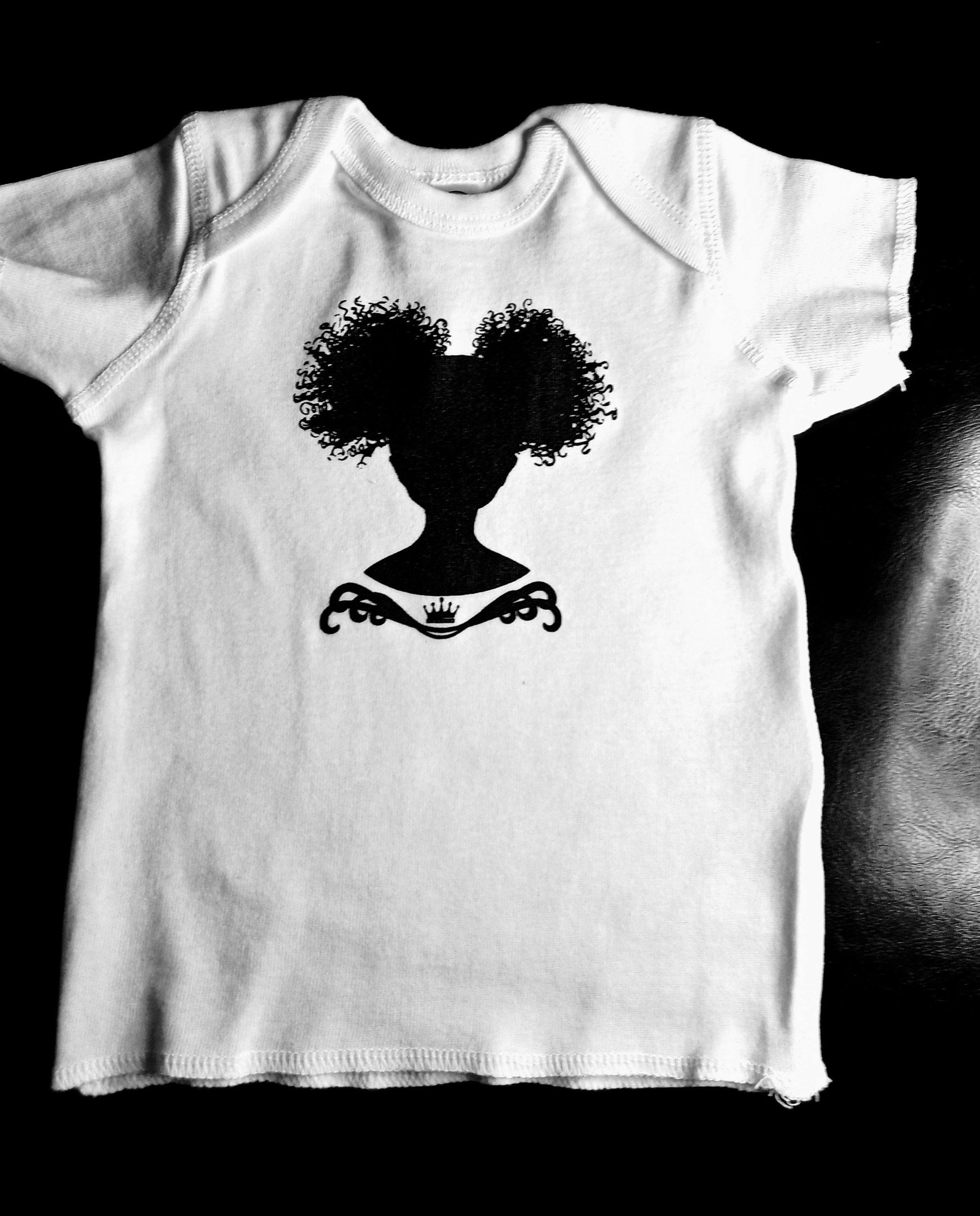 Afro Puff Baby Gurl Shortsleeve Tee - Sticks and Stones Tees & More