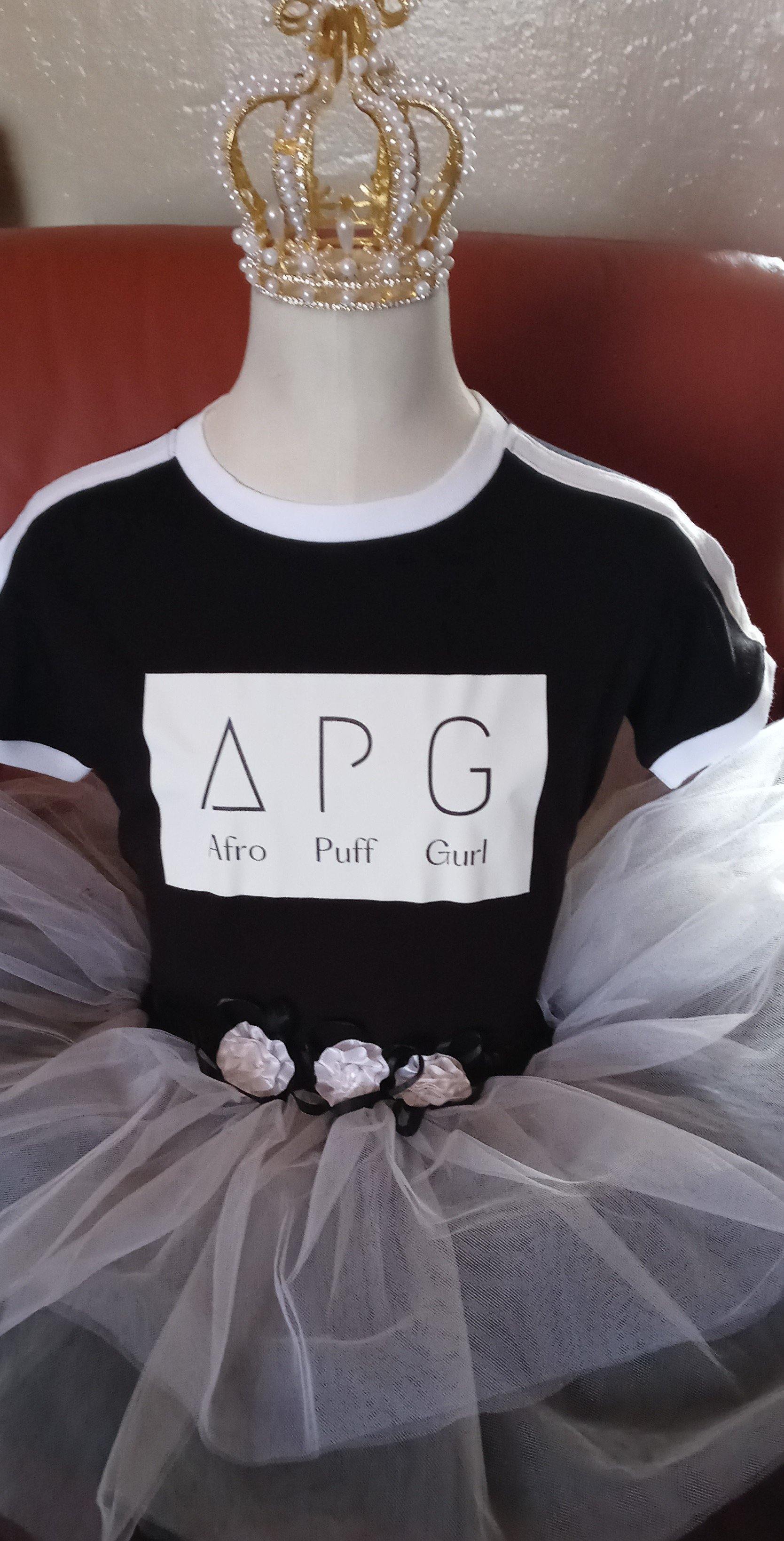 Afro Puff Gurl - APG Child Tee - Sticks and Stones Tees & More