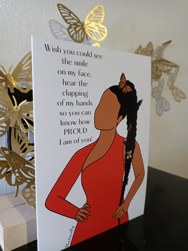 Proud of You BetterFly Greeting Card