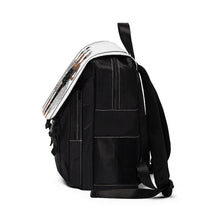 No Shame - Black and White Shoulder Backpack - Sticks and Stones Tees & More