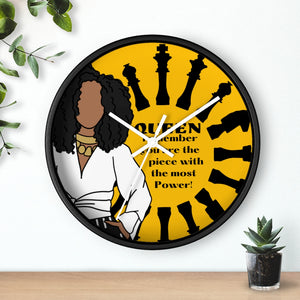 Power of The Queen Wall clock