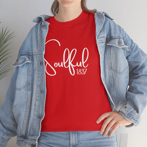 Soulful Unisex Cotton Tee - White Lettering