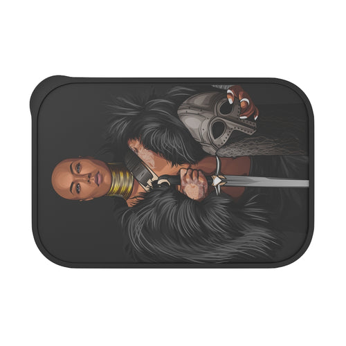 Warrior and Queen PLA Bento Box with Band and Utensils