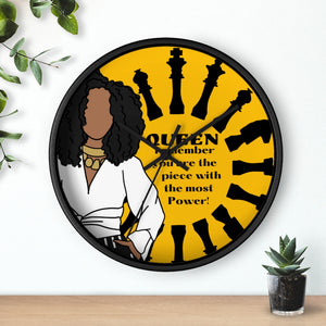 Power of The Queen Wall clock