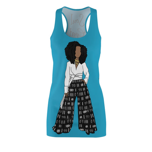 Soul Gurl Racerback Dress - Turquoise