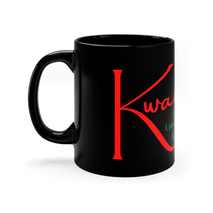 Kwanzaa 11oz Black Mug
